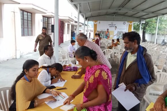 PCAS-NSS Volunteers at Periyanaickenpalayam Camp