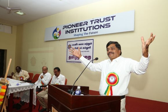 Poet Dr. Kavidasan at Pioneer Bharathi Vizha 2024