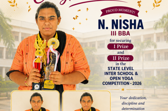 N. Nisha Wins State-Level Yoga Competition